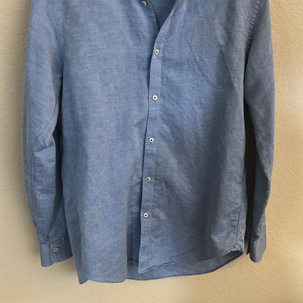 Gutteridge Linen Blend Button Down - image 3